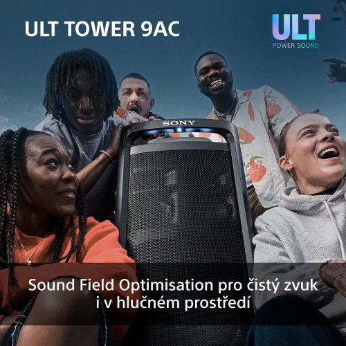 SONY ULT TOWER 9AC Black - Karaoke party systém (SRS-ULT900AC)