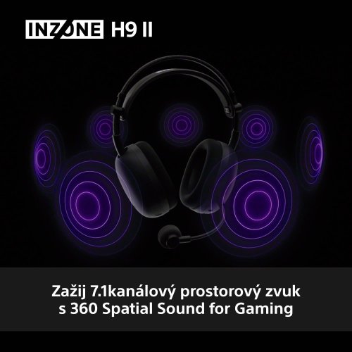 SONY INZONE H9 II Black - Gaming sluchátka (WH-G910NB)