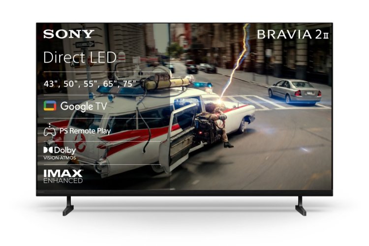 SONY BRAVIA 2 II - 43" 4K HDR Direct LED 60Hz, Google TV (K43S25M2)