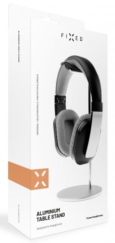 Hliníkový stojánek FIXED Frame Headphones na stůl pro náhlavní sluchátka