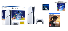 PlayStation 5 Slim, SSD 1TB, Blu-Ray + hra The Last of Us Part I + hra Astro Bot + hra Astro's Playroom (verze s mechanikou)