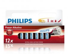 AA baterie Philips LR6 1,5V - 12 kusů blistr