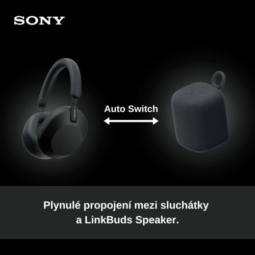 SONY WH-1000XM5 Black (Bluetooth sluchátka s noise cancelling)