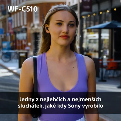 SONY WF-C510 Black (Bluetooth sluchátka)