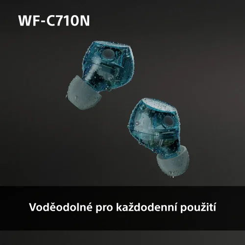 SONY WF-C710N Skleněná modrá (Bluetooth sluchátka s noise cancelling)