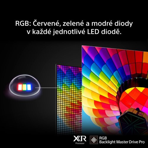 SONY BRAVIA 7 II True RGB - 85" 4K, 120Hz, XR procesor, CalMAN kalibrace, Google TV (K85XR75M2)