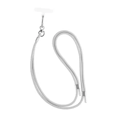 Univerzální šňůrka FIXED NeckUni pro telefony se zadním krytem, šedá