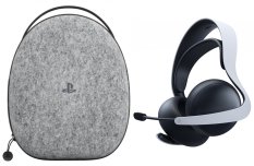 Bezdrátová sluchátka s mikrofonem SONY PULSE Elite White + tvrdé pouzdro - pro konzoli PS5, PS Portal, PS VR2 a PS4