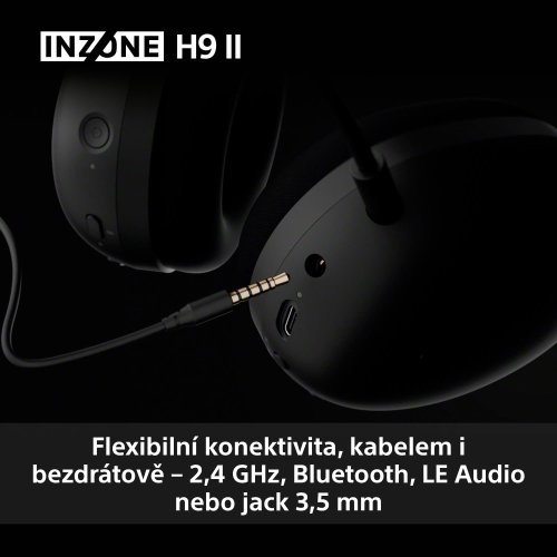 SONY INZONE H9 II Black - Gaming sluchátka (WH-G910NB)