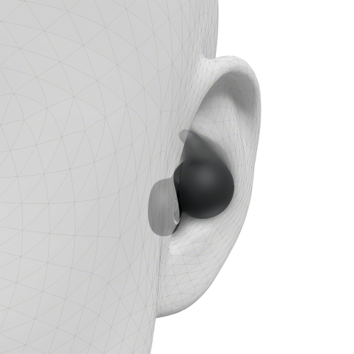 SONY LinkBuds Open Bílá - Bluetooth sluchátka (WF-L910W)