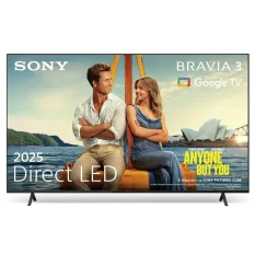 SONY BRAVIA 3 | 50" 4K HDR Direct LED, Google TV (K50S35)