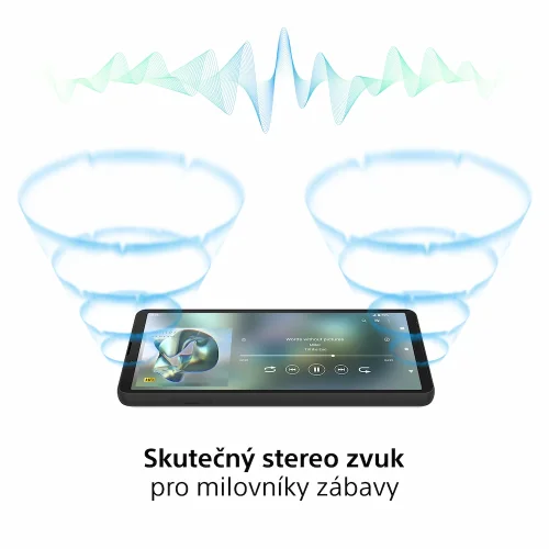 Stereo reproduktory směřující dopředu