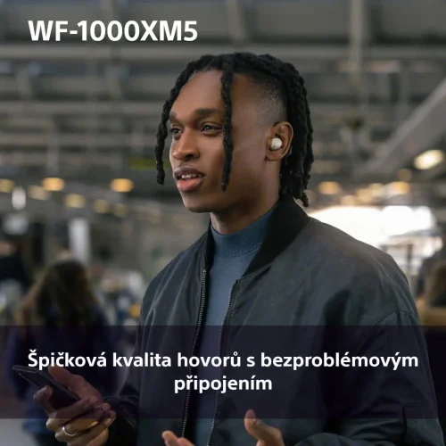 SONY WF-1000XM5 Smoky Pink (Bluetooth sluchátka s noise cancelling)
