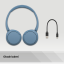 SONY WH-CH520 Modrá (Bluetooth sluchátka)