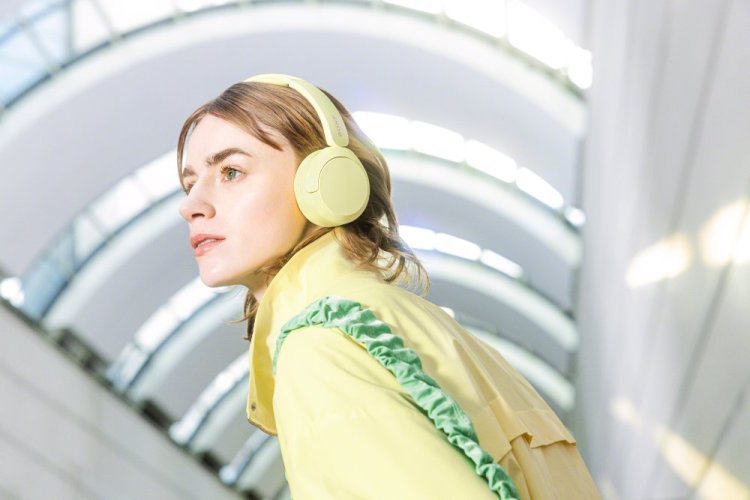 SONY WH-CH520 Žlutá  (Bluetooth sluchátka)