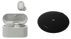 SONY WF-1000XM6 Platinum Silver + FIXED SlimPad, 15W - Podložka pro rychlé bezdrátové nabíjen