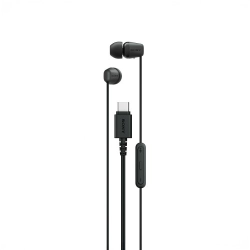 SONY IER-EX15C Černá (Kabelová sluchátka s USB-C a mikrofonem)