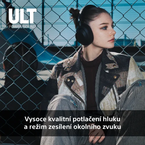 SONY ULT WEAR Forest Gray - Bluetooth sluchátka s noise cancelling (WH-ULT900N)