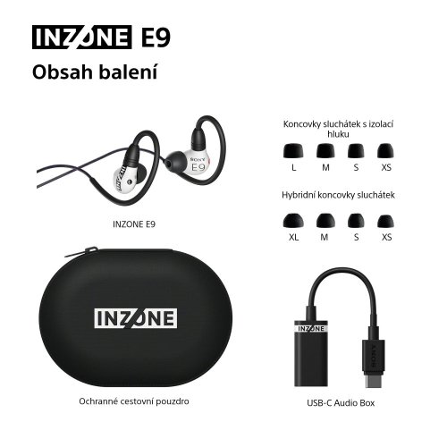 SONY INZONE E9 White - Gaming sluchátka (IER-G900W)