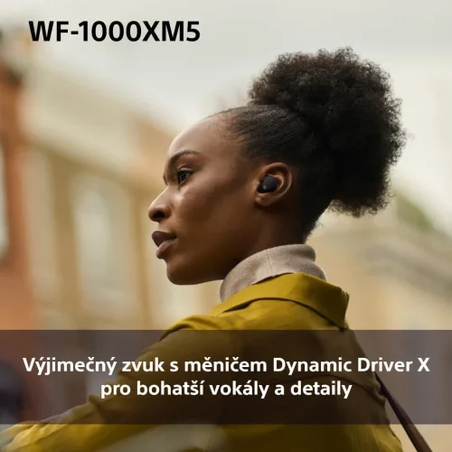 SONY WF-1000XM5 Black (Bluetooth sluchátka s noise cancelling)