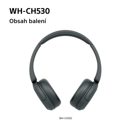 SONY WH-CH530 Černá (Bluetooth sluchátka)