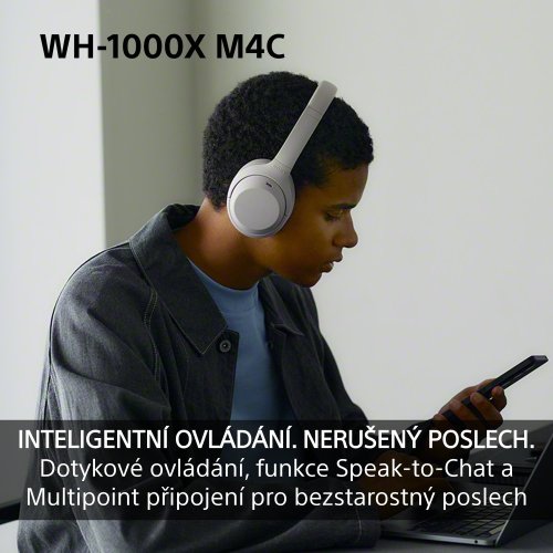 SONY WH-1000XM4C Black (Bluetooth sluchátka s noise cancelling)