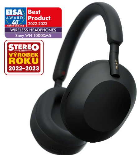 SONY WH-1000XM5 Black (Bluetooth sluchátka s noise cancelling)