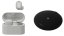 SONY WF-1000XM6 Platinum Silver + FIXED SlimPad, 15W - Podložka pro rychlé bezdrátové nabíjení