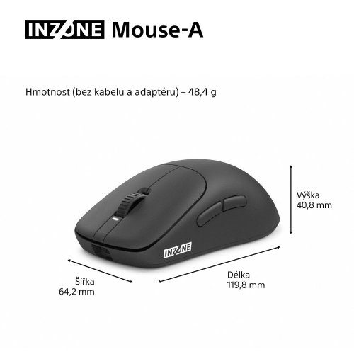 SONY INZONE Mouse-A - gaming myš (MSE-G500)
