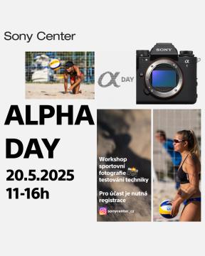 Sportovní Alpha Day (Jaro) v Sony Center - 20.5. 2025