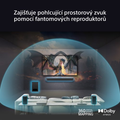 SONY BRAVIA Theatre Rear 8 - Volitelné bezdrátové zadní reproduktory (SA-RS8)