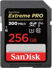 SanDisk Extreme PRO SDXC UHS-II 256GB (SD karta 256GB V90)