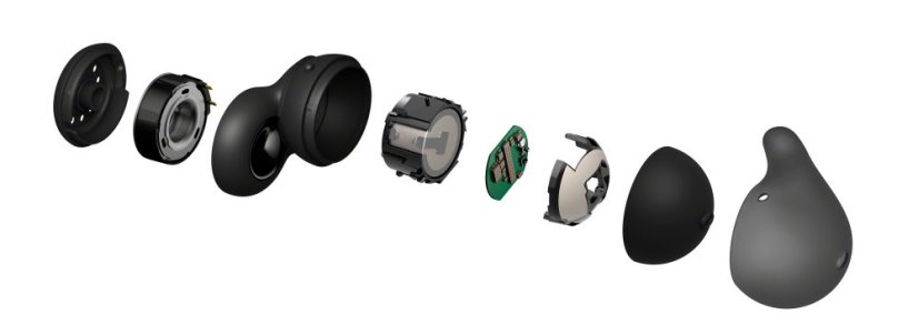 SONY LinkBuds Open Bílá - Bluetooth sluchátka (WF-L910W)