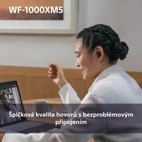 SONY WF-1000XM5 Black (Bluetooth sluchátka s noise cancelling)