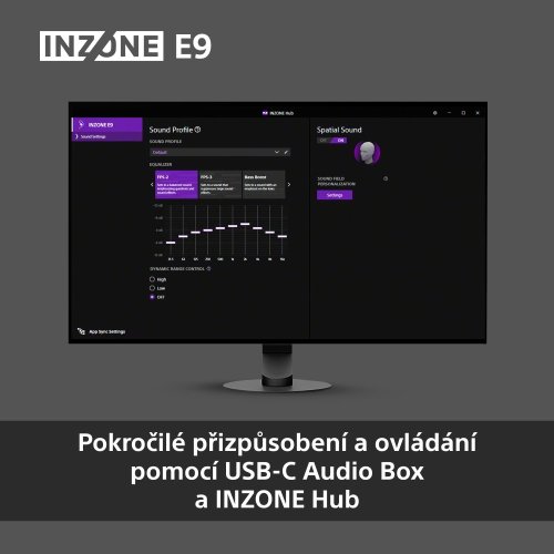 SONY INZONE E9 Black - Gaming sluchátka (IER-G900B)