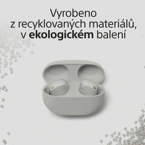SONY WF-1000XM5 Silver (Bluetooth sluchátka s noise cancelling)