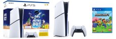 PlayStation 5 Slim, SSD 1TB, Blu-Ray + hra Minecraft + hra Astro Bot + hra Astro's Playroom (verze s mechanikou)