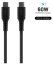 Nabíjecí a datový Liquid silicone kabel FIXED s konektory USB-C/USB-C a podporou PD, 1.2m, USB 2.0, 60W, černý
