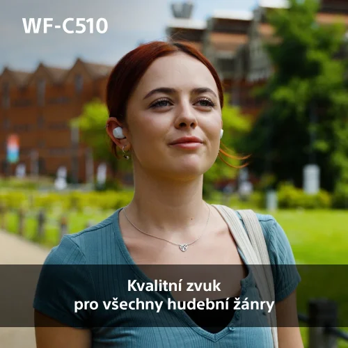 SONY WF-C510 White (Bluetooth sluchátka)