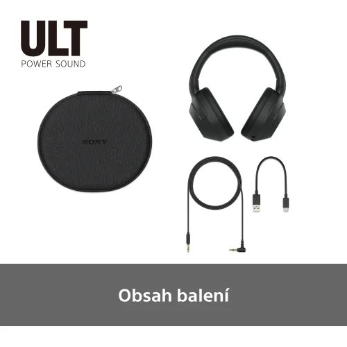 SONY ULT WEAR Black - Bluetooth sluchátka s noise cancelling (WH-ULT900N)