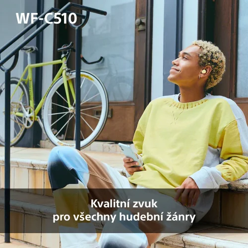 SONY WF-C510 Yellow (Bluetooth sluchátka)