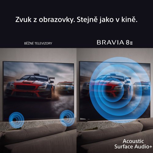 SONY BRAVIA 8 II | 55" 4K HDR QD-OLED, IMAX Enhanced, Google TV (K55XR8M2)