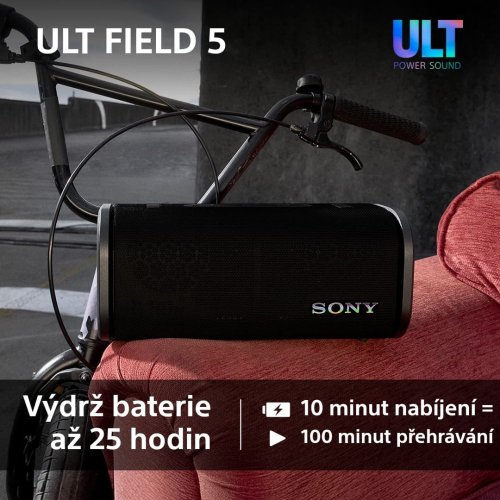 SONY ULT FIELD 5 Black - Bluetooth reproduktor (SRS-ULT50)