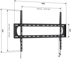 Vogel´s UP 9003 (nástěnný držák pro TV) - 55–120'' max 120kg