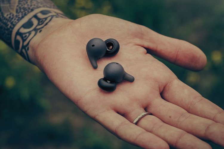 SONY LinkBuds Open Bílá - Bluetooth sluchátka (WF-L910W)