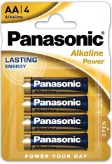 AA baterie Panasonic LR6 1,5V - 4 kusy blistr