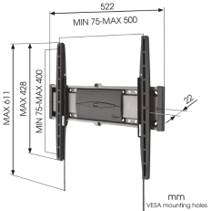 Vogel´s EFW 8206 (nástěnný držák pro TV)