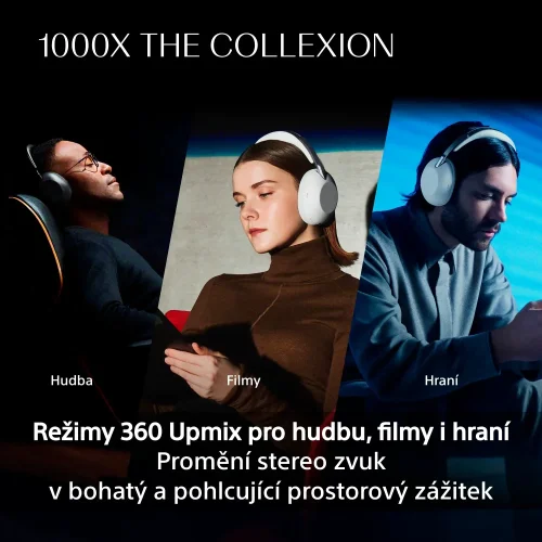 SONY 1000X THE COLLEXION  Black - Bezdrátová sluchátka (WH1000XXB)