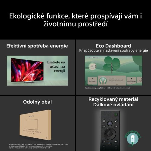 SONY BRAVIA 9 II True RGB - 85" 4K, 120Hz, XR procesor, CalMAN kalibrace, Google TV (K85XR95M2)