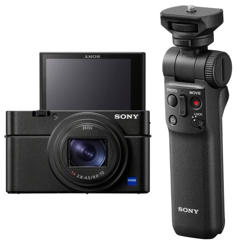 SONY Cyber-shot DSC-RX100 VII A (kompaktní fotoaparát) + SONY GP-VPT2BT (Bluetooth ruční grip)